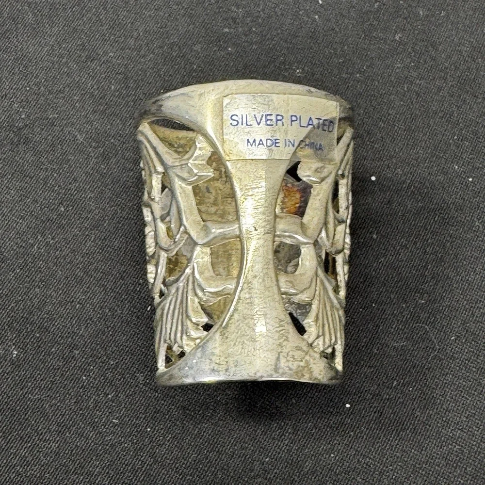 Vintage Silver Plated‎ Mountable Candle Holder